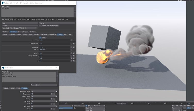 Resim with more Density Emission and Lower Dissipation